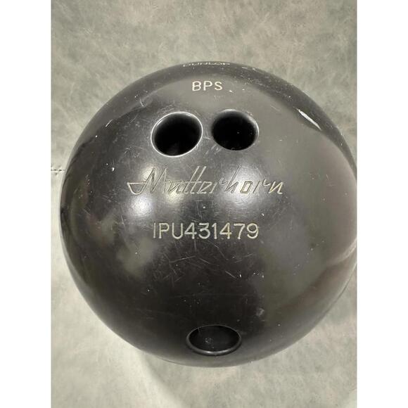 Other - Vintage Dunlop Matterhorn Bowling Ball (14.4 lbs) with Leather Bag